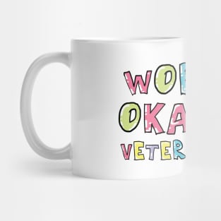 World's Okayest Veterinarian Gift Idea Mug